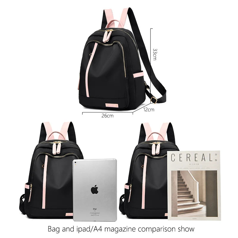 Women Oxford School Backpack Stylish Bag Bagpack Ladies Mochila