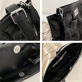 Women PU Leather Down Bag Handbag Large Capacity Shoulder Bag