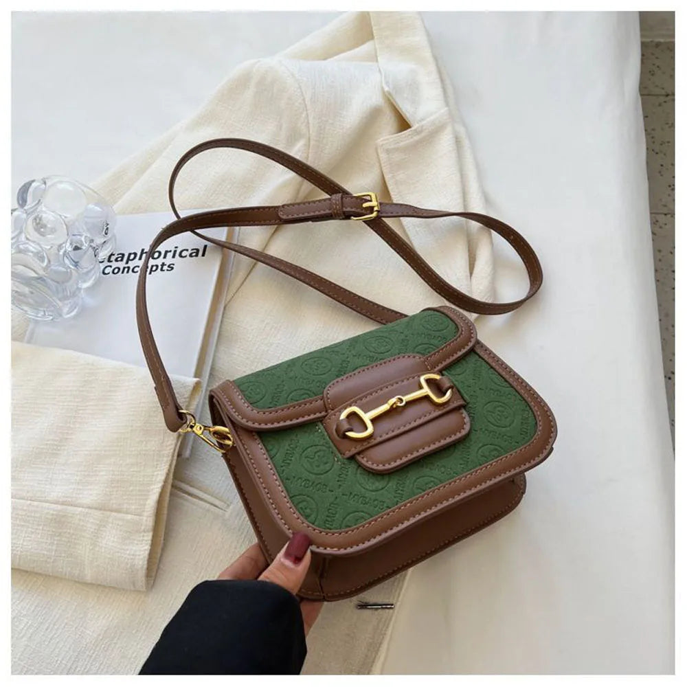 Women PU Leather Messenger Bag Frosted Texture Handbags Tote Bags