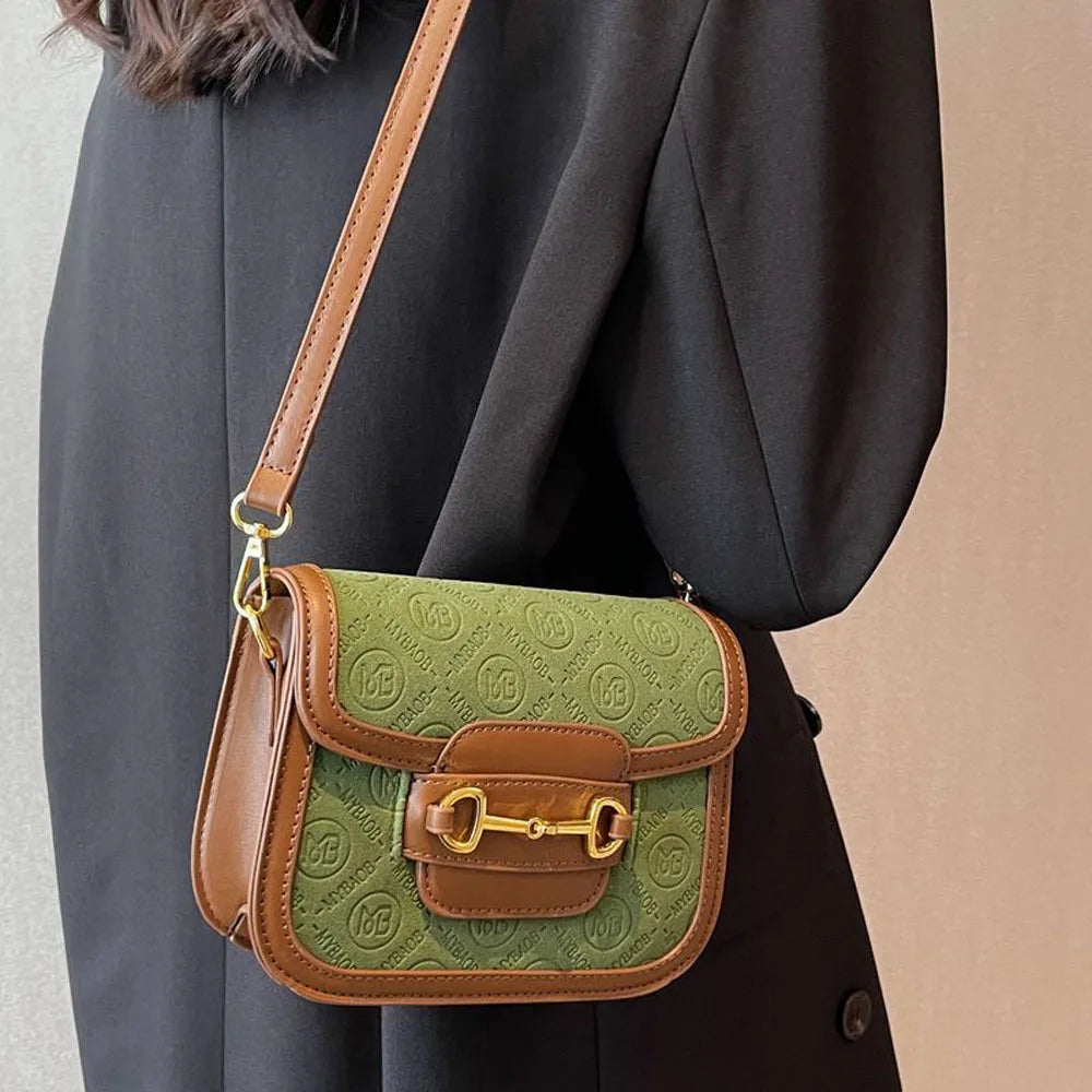 Women PU Leather Messenger Bag Frosted Texture Handbags Tote Bags