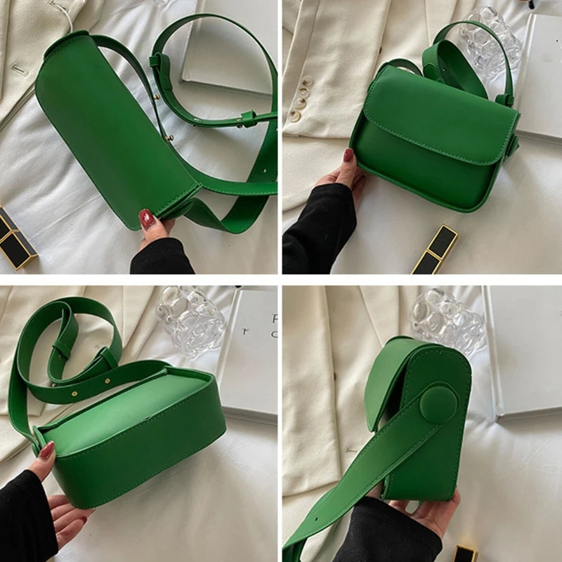 Women PU Leather Messenger Travel Purse Crossbody Bags Lady Casual Shopping Slin