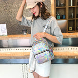 Women Preppy Style School Mini Travel Ladies Leather Backpacks