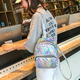 Women Preppy Style School Mini Travel Ladies Leather Backpacks