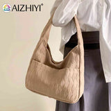 Casual Hasp Rhombus Top-handle Bag for Daily Travel