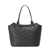 Women Shopping Handbag Solid Square Bags PU Leather Shoulder Bag