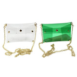 Clear Transparent Crossbody Bag Small Flap Phone Stadium Approved