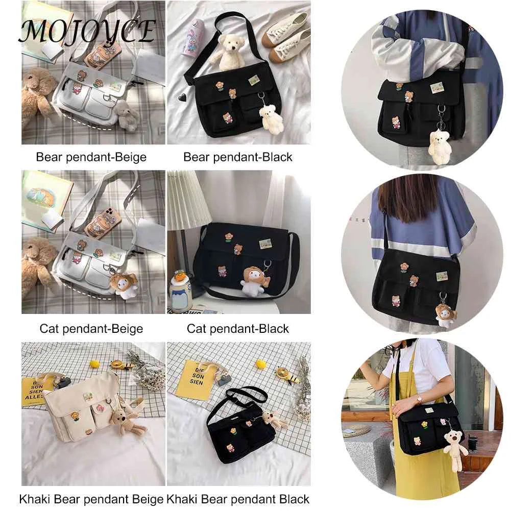 Japanese Harajuku Shoulder Bag Large Capacity Messenger Pouch