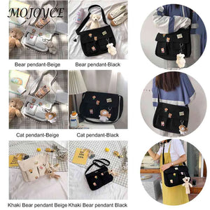 Japanese Harajuku Shoulder Bag Large Capacity Messenger Pouch