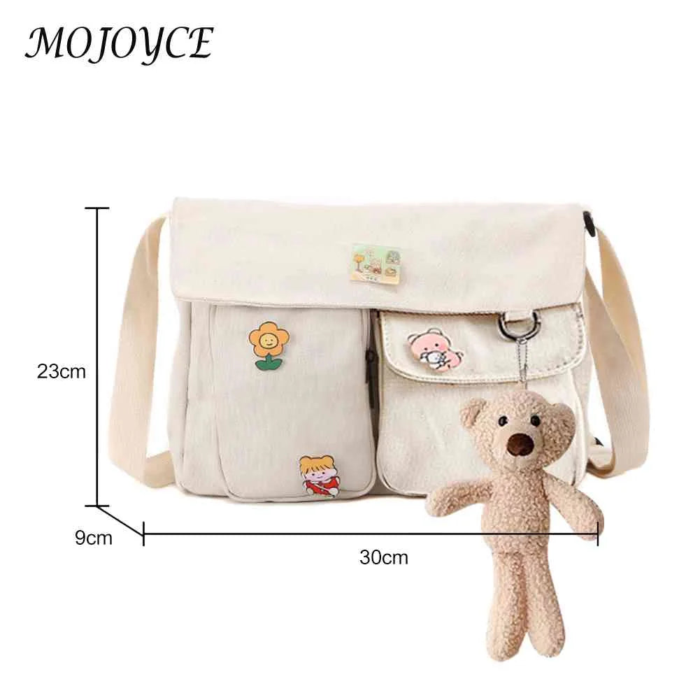 Japanese Harajuku Shoulder Bag Large Capacity Messenger Pouch