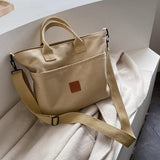 Canvas Shoulder Bag Crossbody Handbag Women Shopping Bag