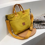 Canvas Shoulder Bag Crossbody Handbag Women Shopping Bag