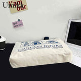 London Bookshop Print Canvas Shoulder Bag