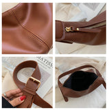 Women Shoulder Bag PU Leather Crossbody Handbag Large Capacity Messenger Bags