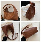 Women Shoulder Bag PU Leather Crossbody Handbag Large Capacity Messenger Bags