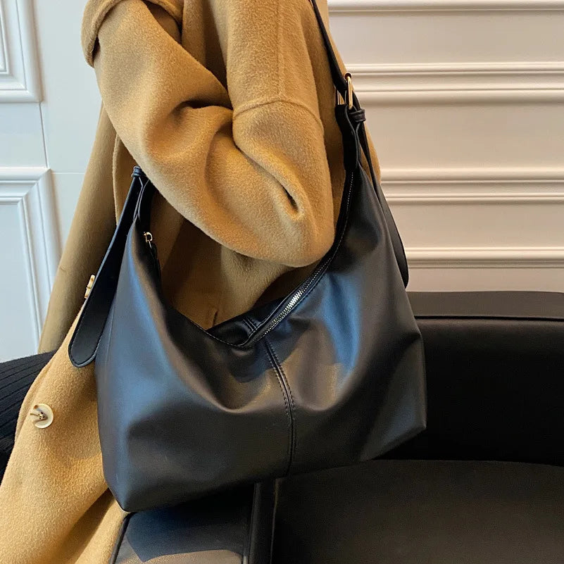 Women Shoulder Bag PU Leather Crossbody Handbag Large Capacity Messenger Bags