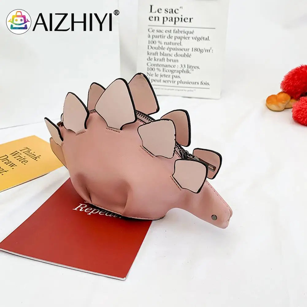 Cartoon Dinosaur Shoulder Bag for Women - Crossbody Messenger Purse