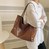 Women Shoulder Bags PU Leather Large Capacity Totes Ladies Handbags