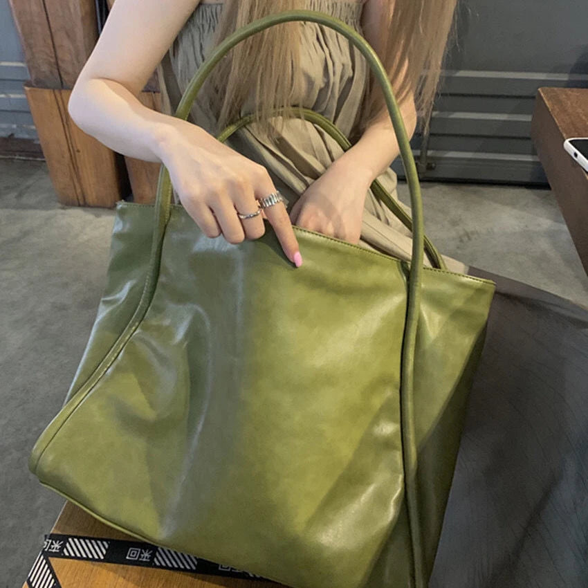Women Shoulder Bags PU Leather Large Capacity Totes Ladies Handbags