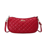 Lattice Style PU Leather Shoulder Bag