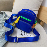 Women Shoulder Bags Nylon Mini School Bag Crossbody Patchwork Students All-match