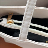Large Capacity Women Shoulder Bag Oxford Tote Zipper Handbag