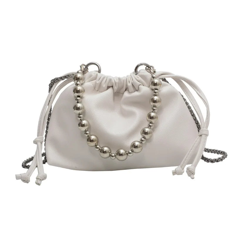 Small Satchel Crossbody Bag Soft PU Leather Messenger Bag