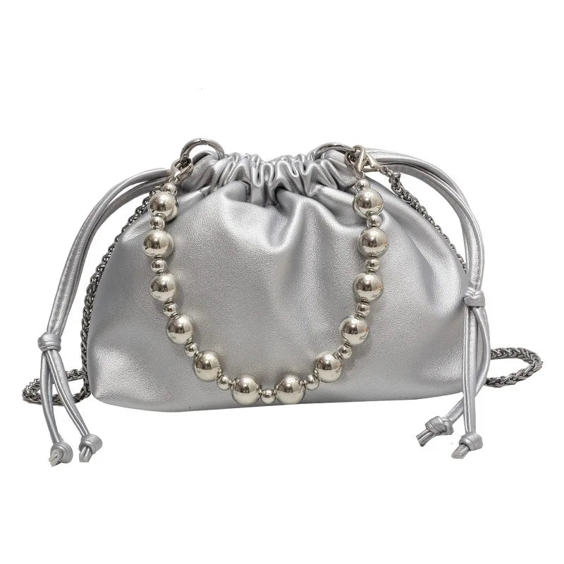 Small Satchel Crossbody Bag Soft PU Leather Messenger Bag