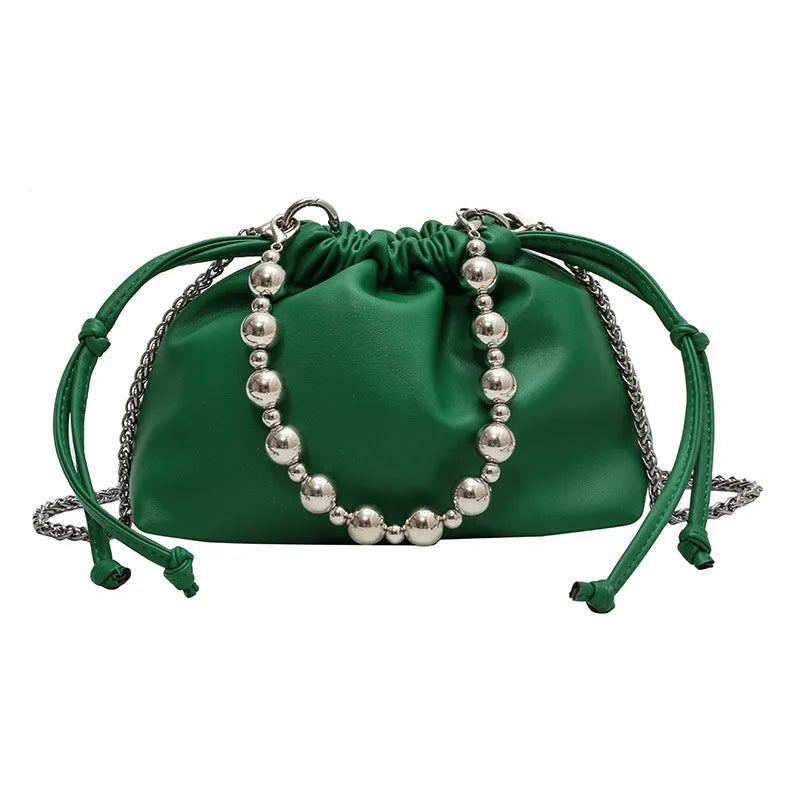 Small Satchel Crossbody Bag Soft PU Leather Messenger Bag