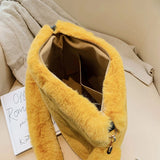 Soft Lovely Large Capacity Faux Fur Shoulder Bag