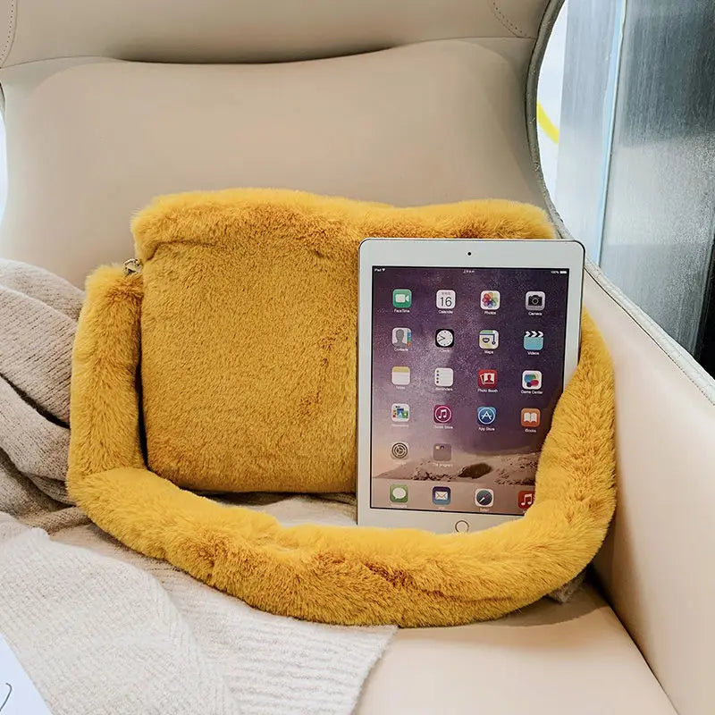 Soft Lovely Large Capacity Faux Fur Shoulder Bag