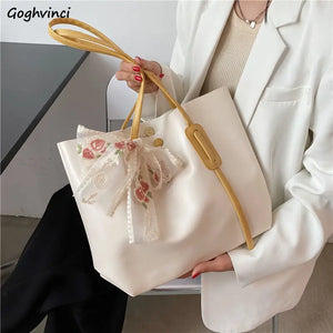PU Leather Women Shoulder Bag Large Capacity Underarm Handbag