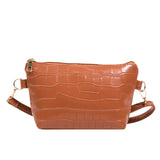 Women Shoulder Bags Stone Pattern Underarm Bags Ladies Classic Crossbody Bag