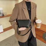 Women Shoulder Bags Stone Pattern Underarm Bags Ladies Classic Crossbody Bag