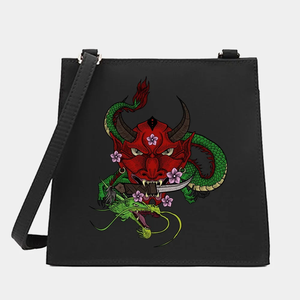 Monster Series Shoulder Crossbody Bag - Small Square Design