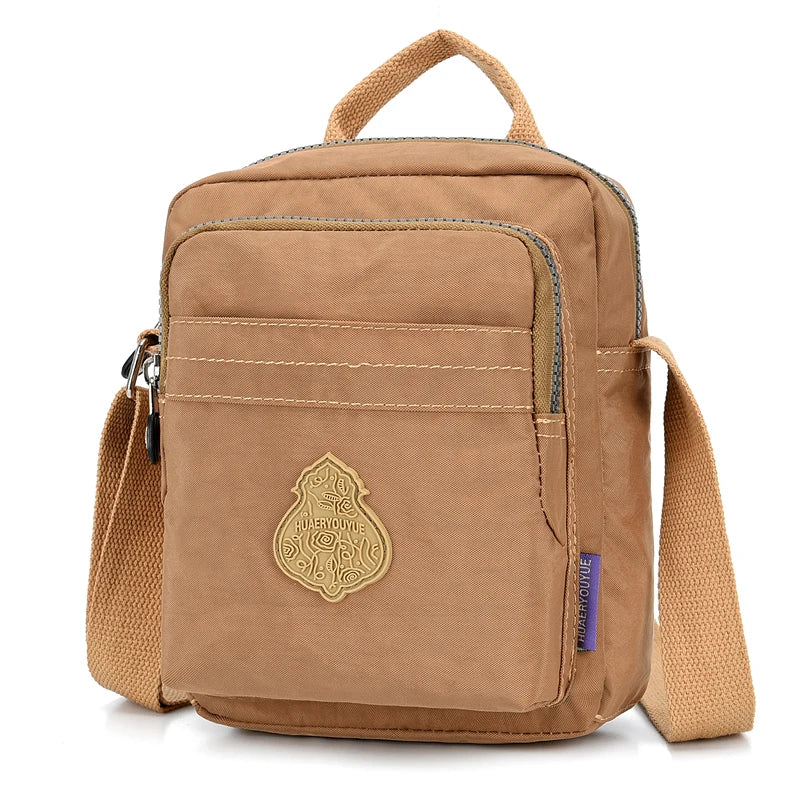 Women Waterproof Nylon Shoulder Bag Top-Handle Handbag