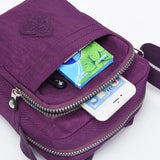 Women Waterproof Nylon Shoulder Bag Top-Handle Handbag