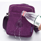 Women Waterproof Nylon Shoulder Bag Top-Handle Handbag