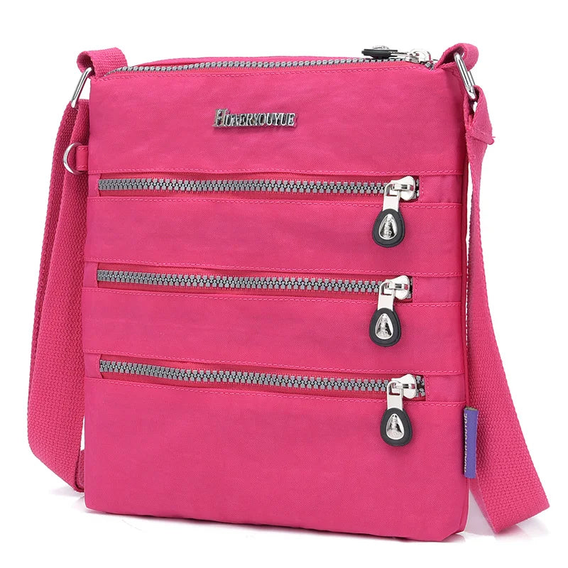Women Shoulder Bag Colorful Nylon Small Travel Bag