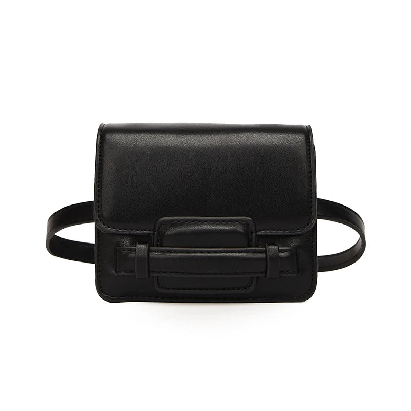 Mini PU Leather Flap Crossbody Sling Bag for Women