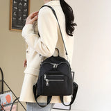 Women Small Nylon Backpack Anti-Theft Travel Hiking Shoulder Bag
