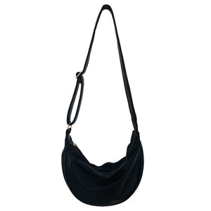 Women Soft Leather Small Bag Crossbody Handbag Candy Colors Dumpling Bag