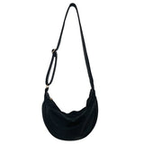 Women Soft Leather Small Bag Crossbody Handbag Candy Colors Dumpling Bag