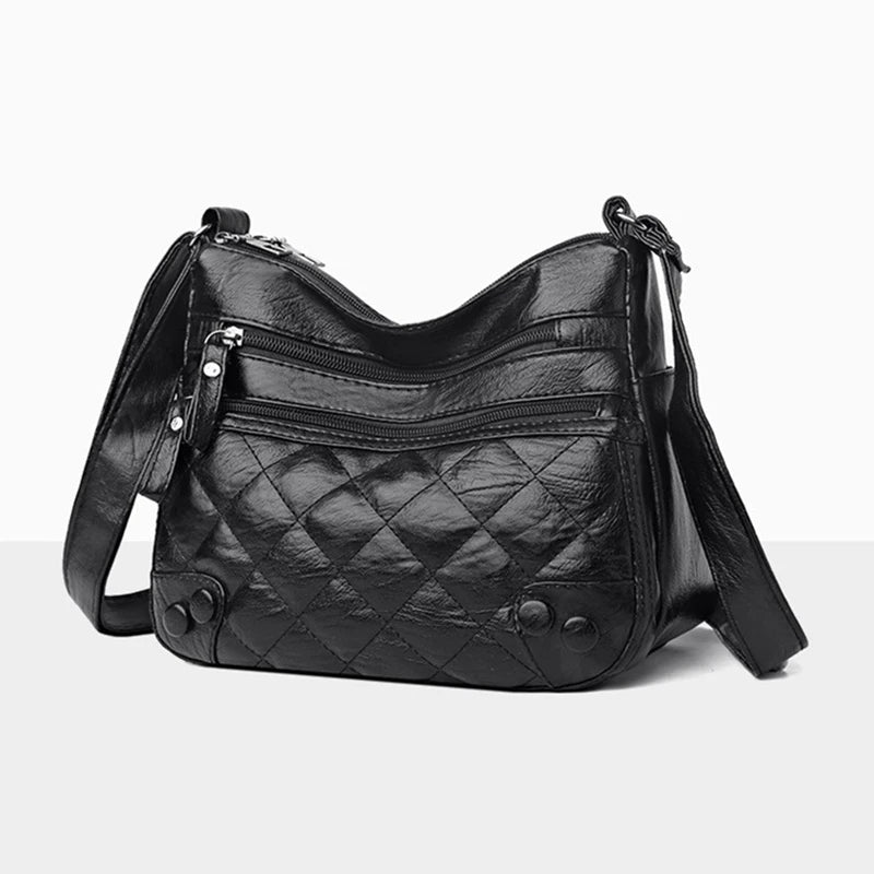Women Shoulder Bag PU Leather Purse Messenger Crossbody Bags
