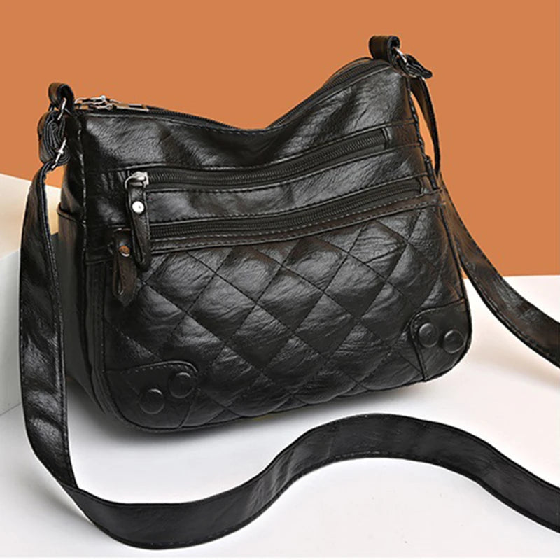 Women Shoulder Bag PU Leather Purse Messenger Crossbody Bags