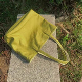 Women Soft Shoulder Bags Double Side PU Leather Underarm Cross Body Totes