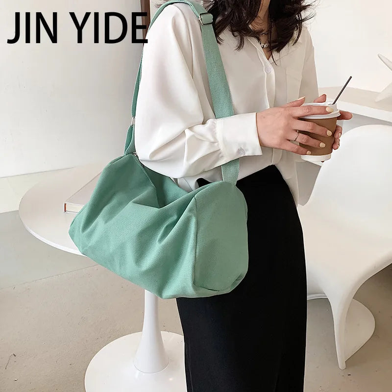 Striped Corduroy Crossbody & Shoulder Bag for Girls