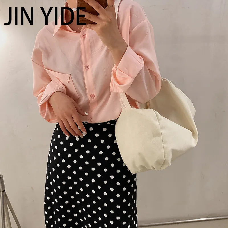 Striped Corduroy Crossbody & Shoulder Bag for Girls