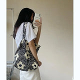 Women Tote Bag Summer Nylon Casual Zipper Soft Shoulder Bags Handbag