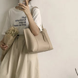 Women Tote Handbag PU Shoulder Bag Soft Leather Shopper Bags