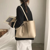 Women Tote Handbag PU Shoulder Bag Soft Leather Shopper Bags